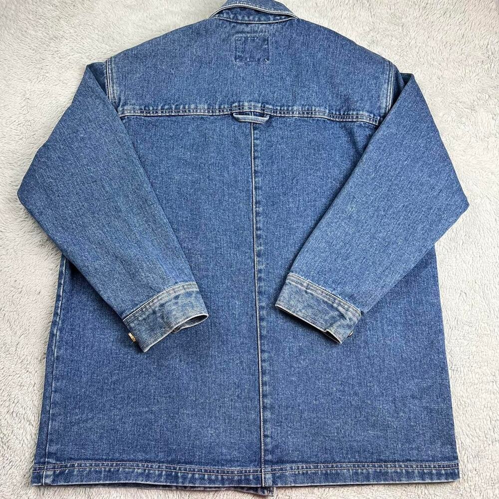 A.M.I Alexandre Mattiussi Vintage denim Chore jacket Field women’s size Medium - Picture 2 of 7